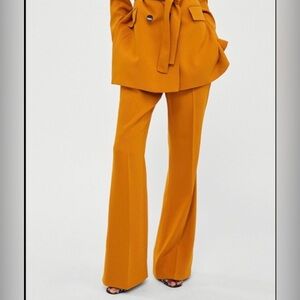 Zara Women Mustard Trousers M